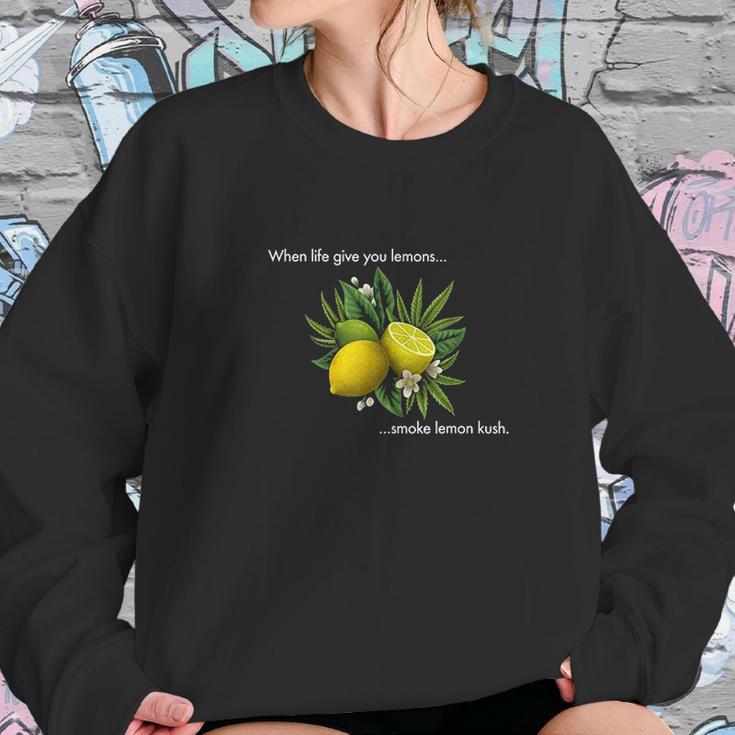 Smoking Lemon Kush Sweatshirt Gifts for Her