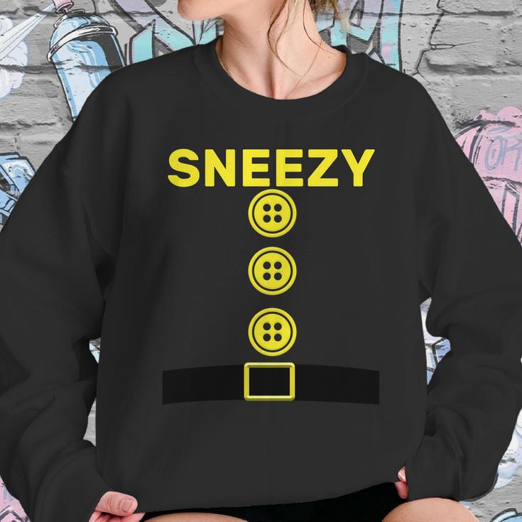 Sneezy Dwarf Halloween Costume Sweatshirt Gifts for Her