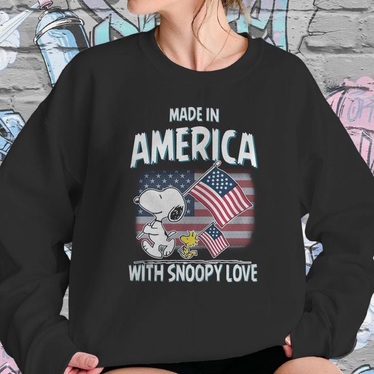 Snoopy America Sweatshirt Gifts for Her