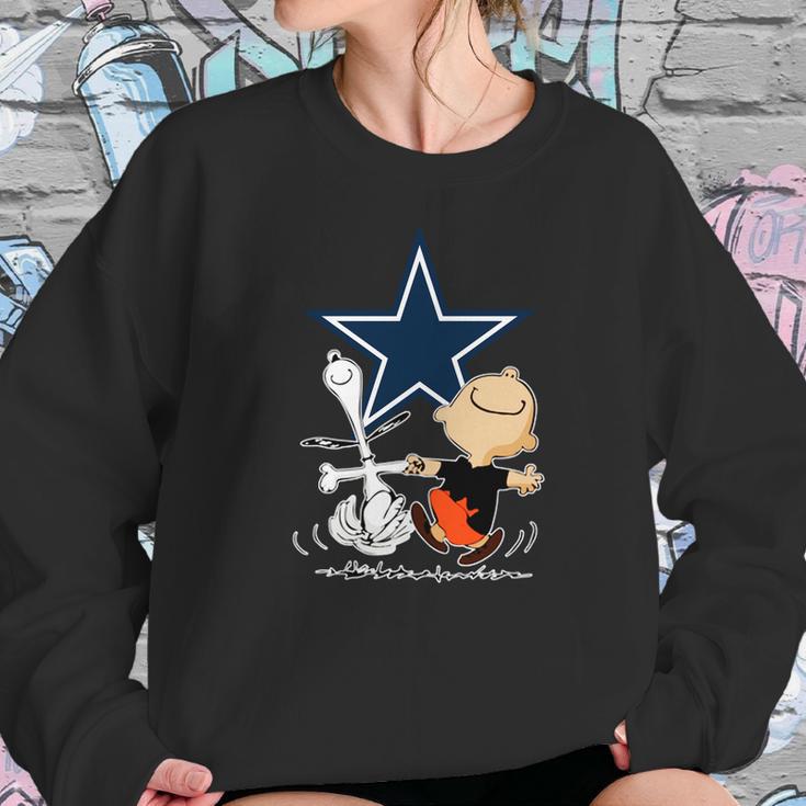 Snoopy Cowboys Fans Sweatshirt Gifts for Her