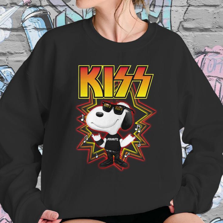 Snoopy Kiss Band Sweatshirt Gifts for Her