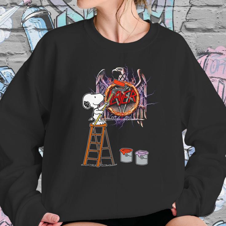 Snoopy Paint Slayer Sweatshirt Gifts for Her