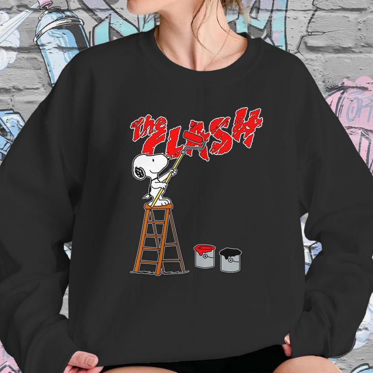 Snoopy Paints The Clash Sweatshirt Gifts for Her