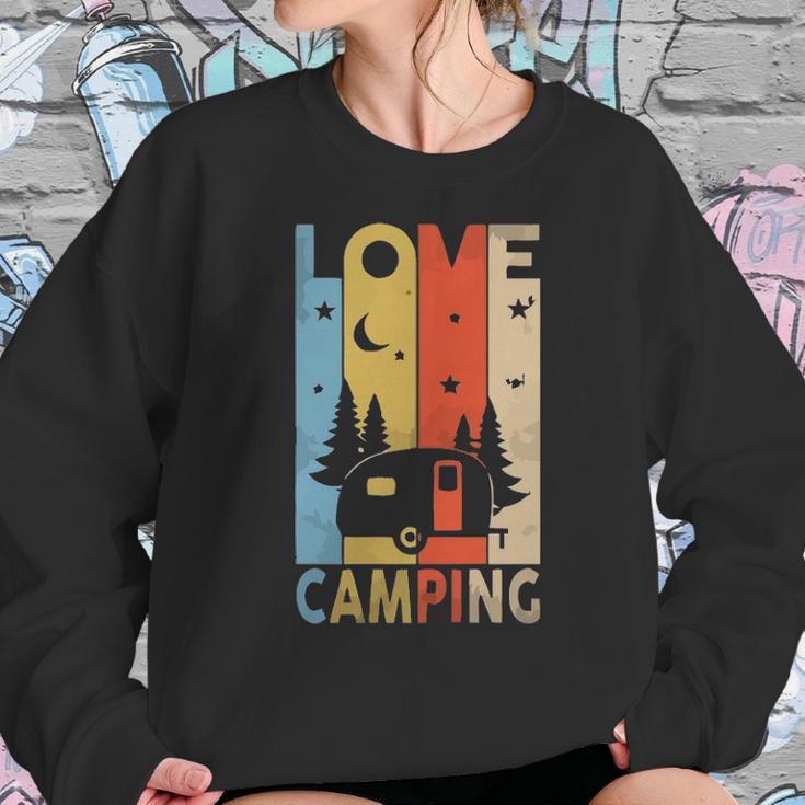 Social Distancing Corona Quarantine Camping Sweatshirt Gifts for Her