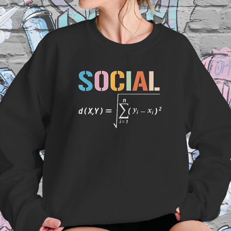 Social Distancing Formula Math Sweatshirt Gifts for Her