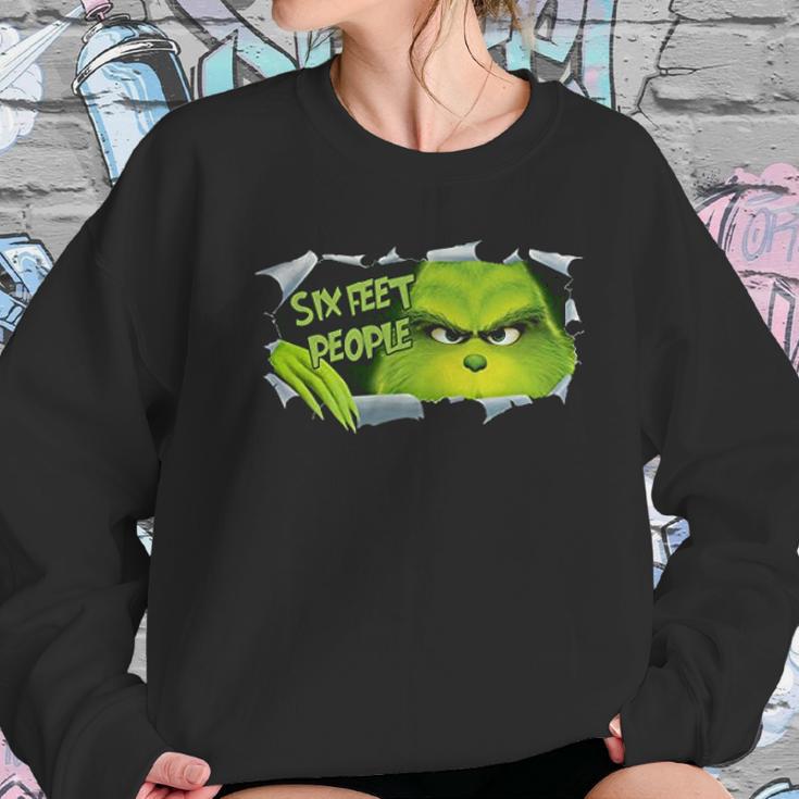 Social Distancing Six Feet People Funny Sweatshirt Gifts for Her