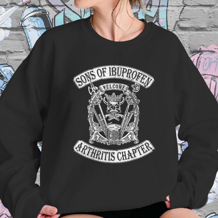 Sons Of Ibuprofen Arthritis Chapter Funny Old Biker Sweatshirt Gifts for Her