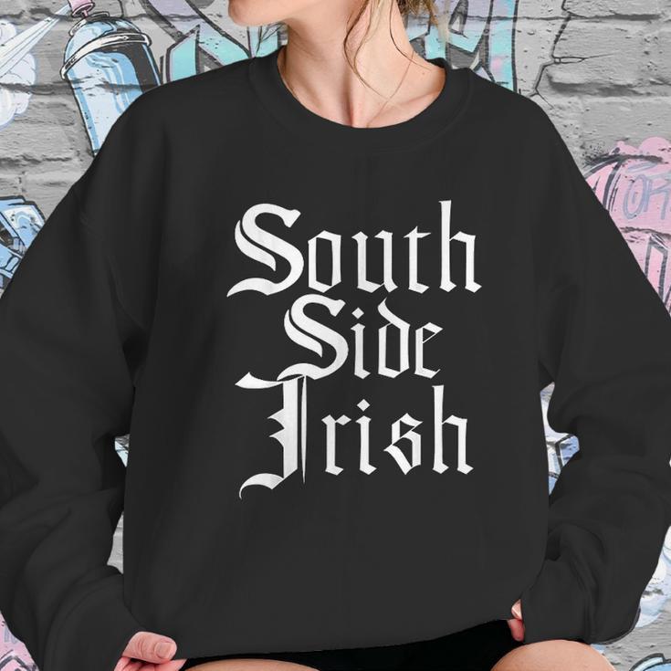 South Side Irish Big Bold Custom Chirish Chicago Sweatshirt Gifts for Her