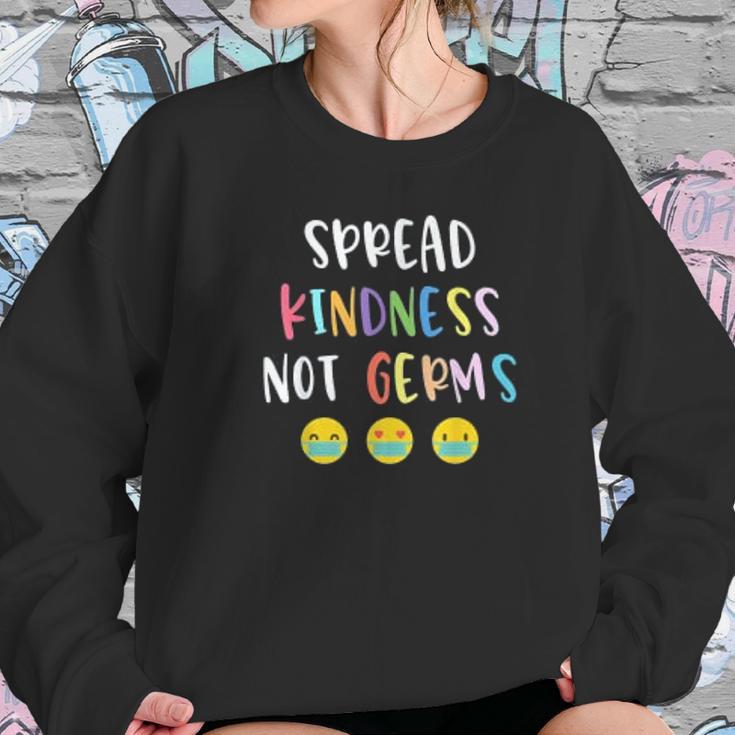 Spread Kindness Not Germs Social Distancing Sweatshirt Gifts for Her