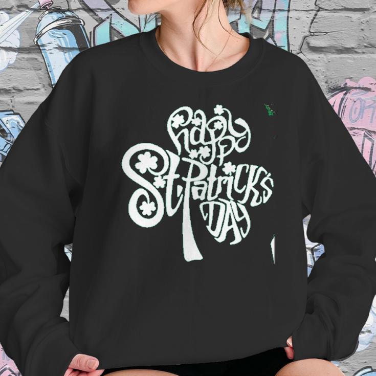 St Patricks Day Green Shamrock Irish Funny Saint Paddy Day Sweatshirt Gifts for Her