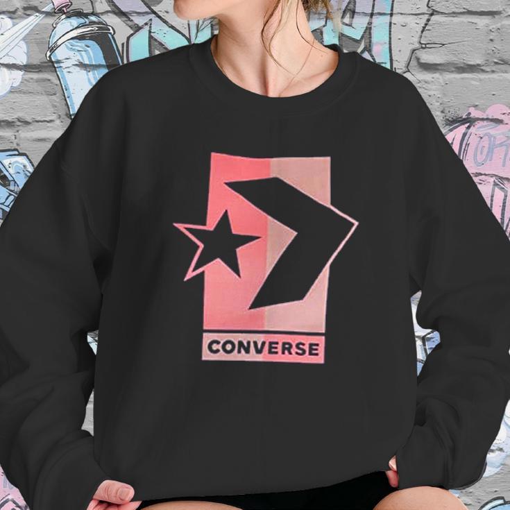 Star Chevron Stripe Graphic Sweatshirt Gifts for Her