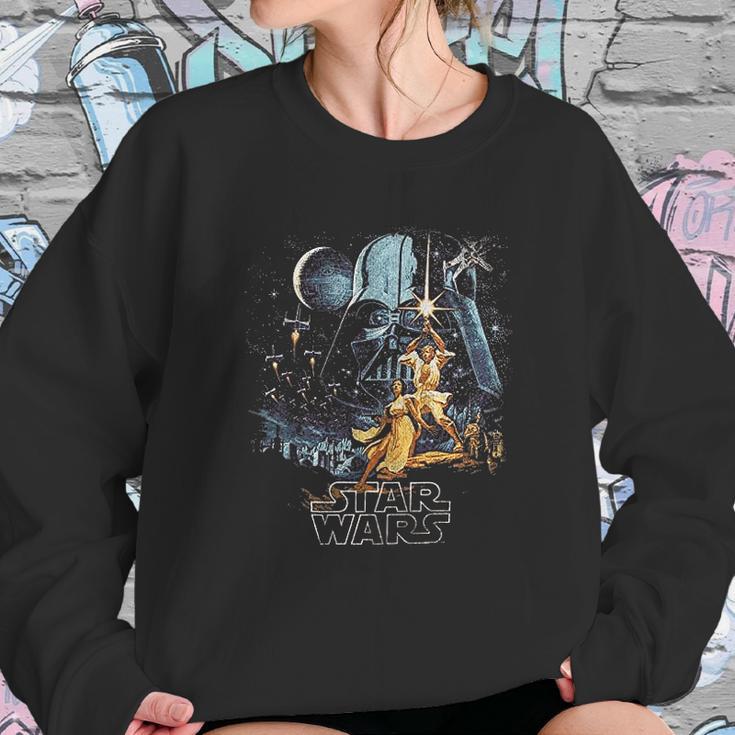 Star Wars A New Hope Vintage Poster Sweatshirt Gifts for Her