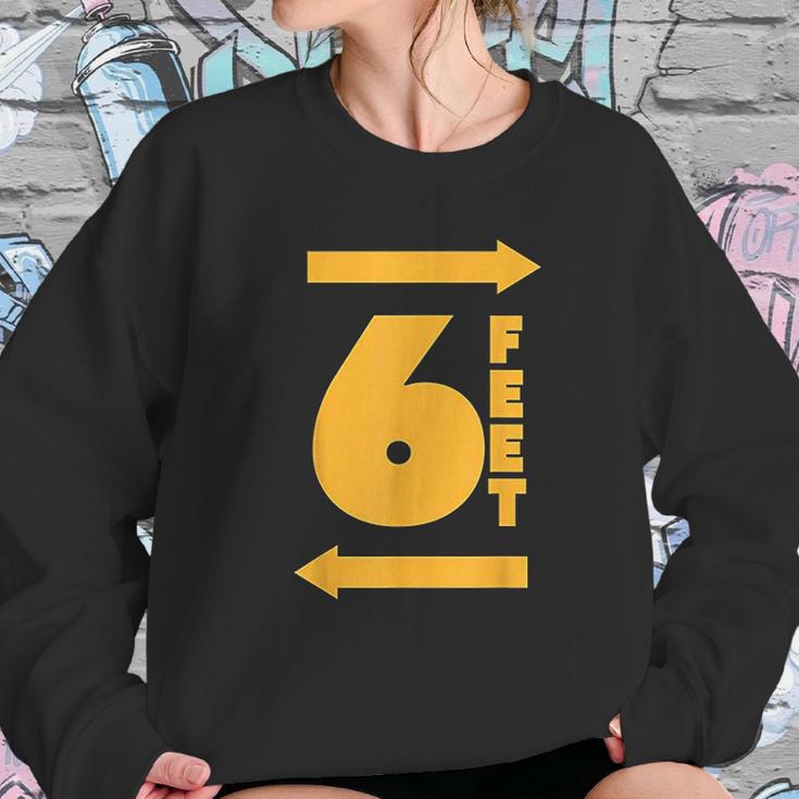 Stay 6 Feet Away Ft Social Distancing Antisocial Sweatshirt Gifts for Her