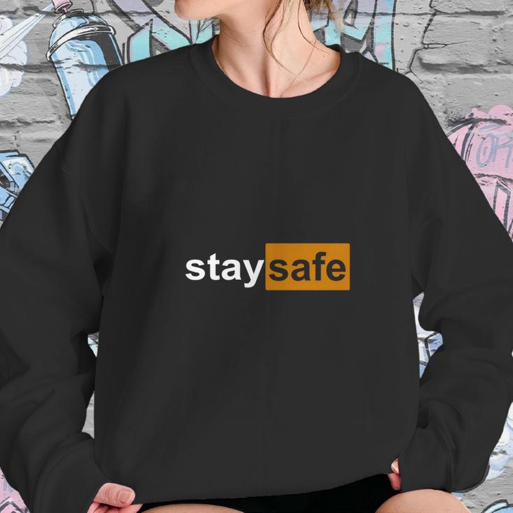 Stay Safe Pornhub Parody Sweatshirt Gifts for Her