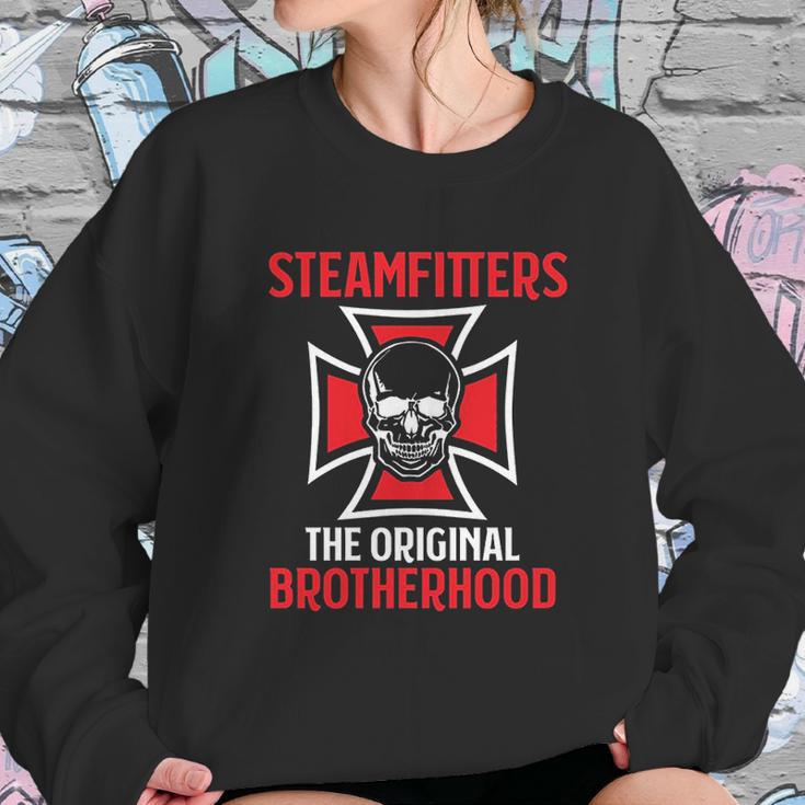 Steamfitters Skull Boiler Pipe Welders Gifts Sweatshirt Gifts for Her