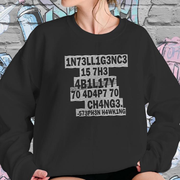 Stephen Hawking Intelligence Sweatshirt Gifts for Her