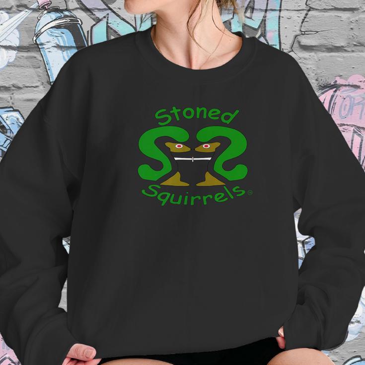 Stoned Squirrels Logo Sweatshirt Gifts for Her