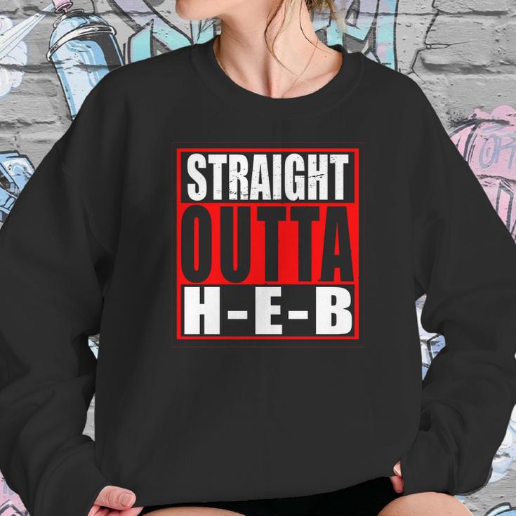 Straight Outta HebShirt Long Sleeve Hoodie Sweatshirt Sweatshirt Gifts for Her