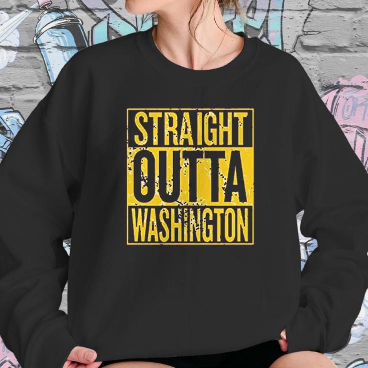 Straight Outta Hometown Pride Fantasy Football Fan Sweatshirt Gifts for Her