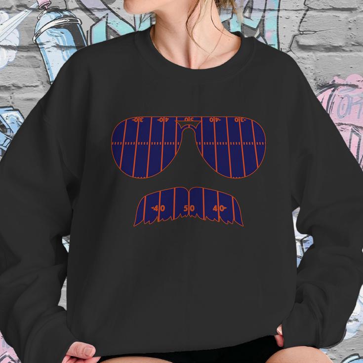 Strange Cargo Football Ditka Glasses And Stache Sweatshirt Gifts for Her