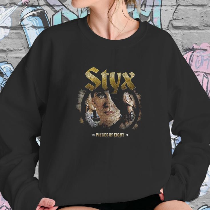 Styx Pieces Of Eight Black Sweatshirt Gifts for Her