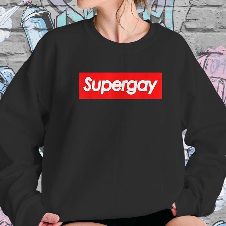 Supergay Lgbtq Sweatshirt Gifts for Her