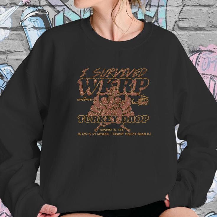 I Survived The Wkrp Cincinnati Turkey Drop Sweatshirt Gifts for Her