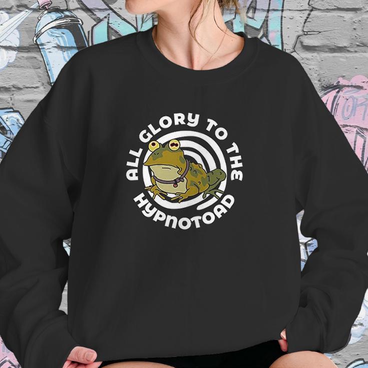 T All Glory To The Hypnotoad Futurama Obey Funny Sweatshirt Gifts for Her