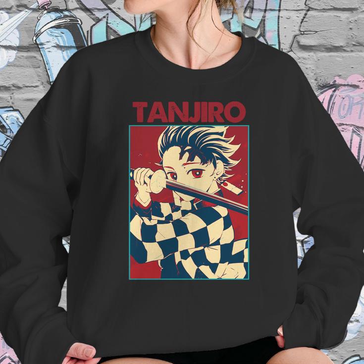 Tanjiro Demon Slayer Kimetsu No Yaiba Anime Sweatshirt Gifts for Her