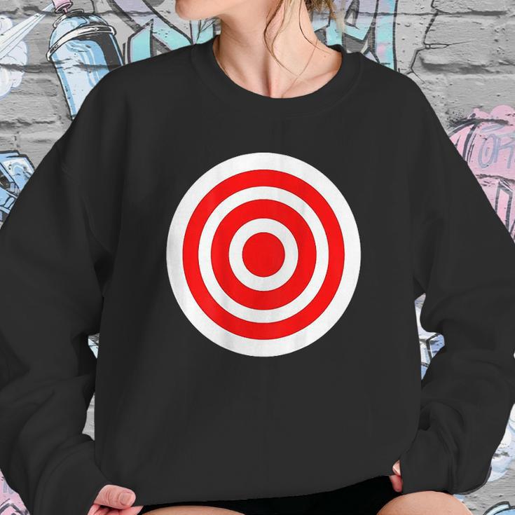 Target Funny Printed On The Back Bulls Eye Gift Sweatshirt Gifts for Her