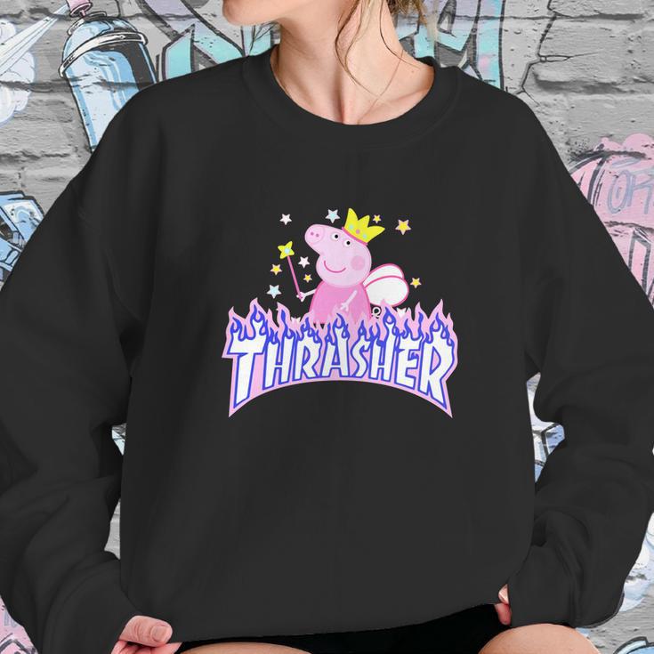 Thrasher Peppa Pig Thrasher Sweatshirt Gifts for Her