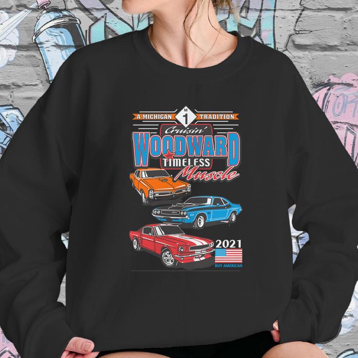 Timeless Muscle Woodward Ave M1 Sweatshirt Gifts for Her