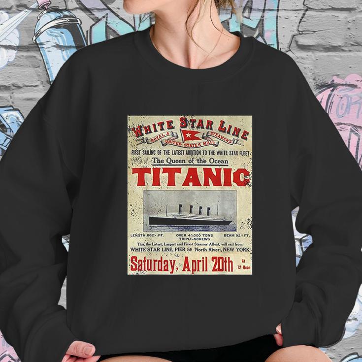 Titanic Sinking Titanic Gift Sweatshirt Gifts for Her