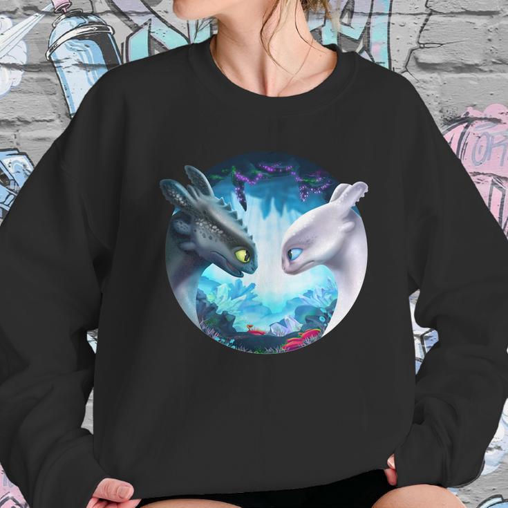 Toothless And Light Fury Sweatshirt Gifts for Her