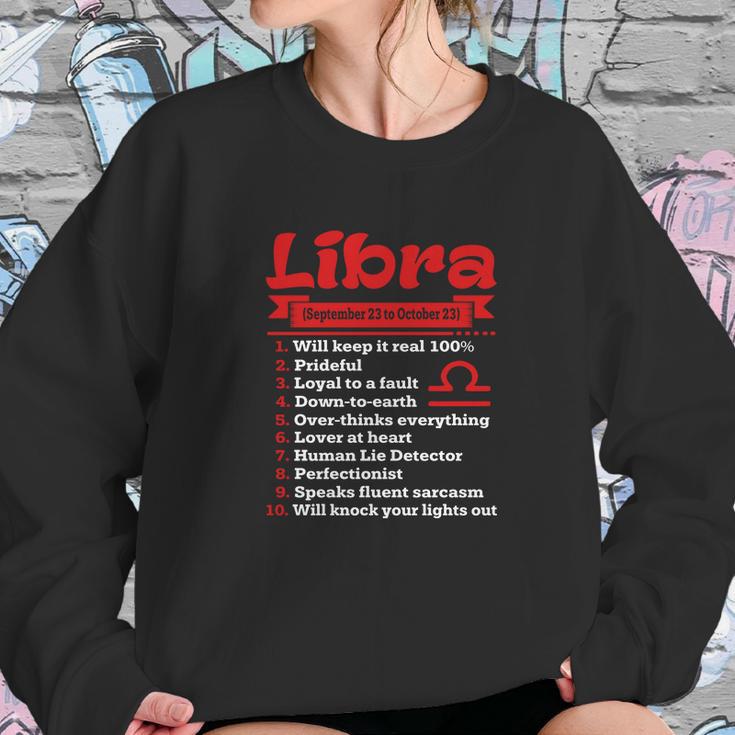 Top Ten Signs To Spot True Libra Red Color Sweatshirt Gifts for Her