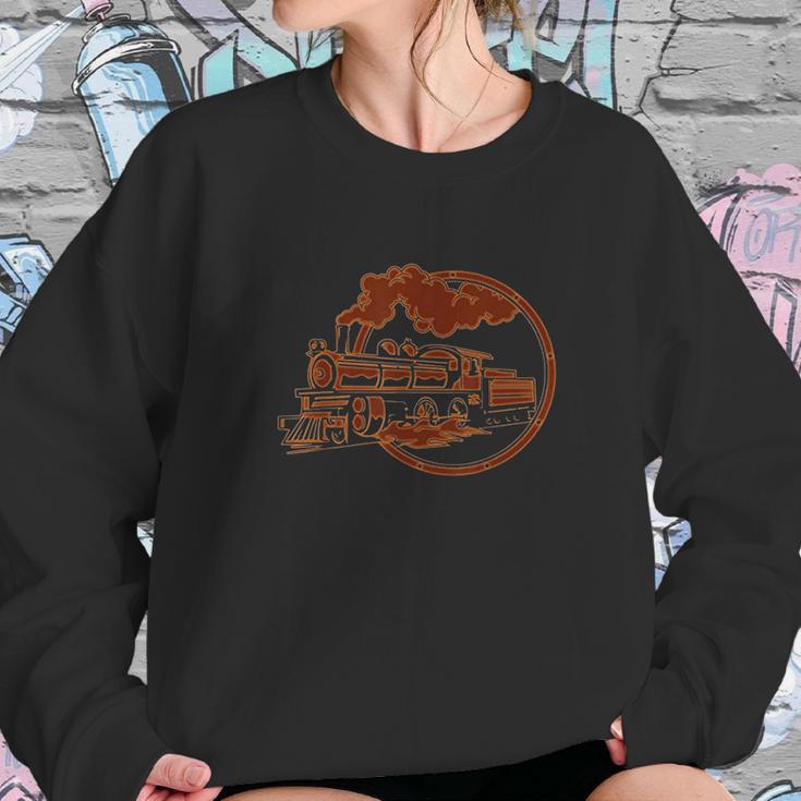 Train Driver Railfan Locomotive Conductor Steam Engine Sweatshirt Gifts for Her