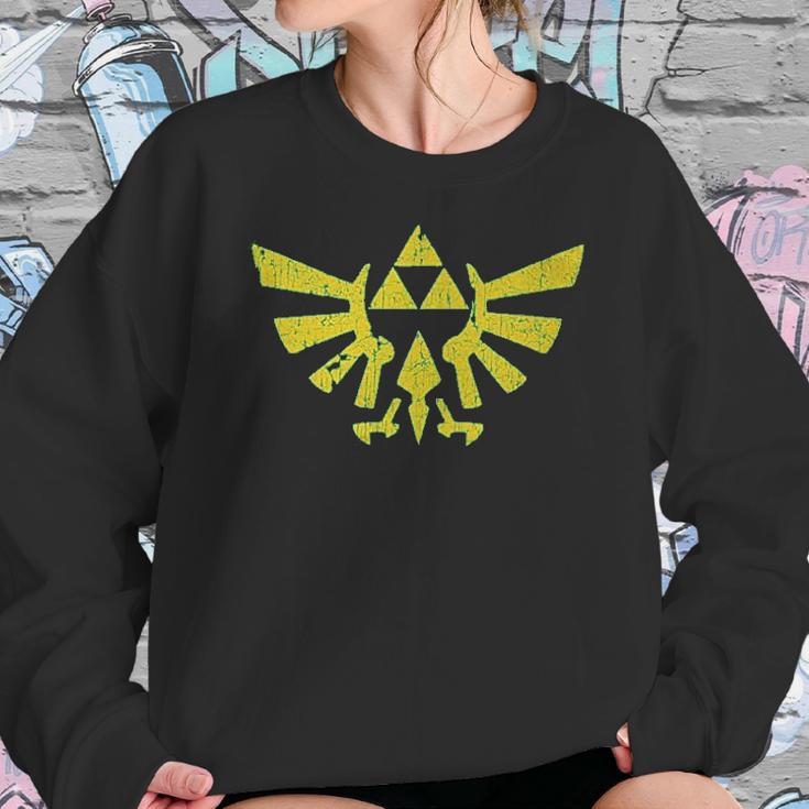 Triforce Vintage Ringer Sweatshirt Gifts for Her