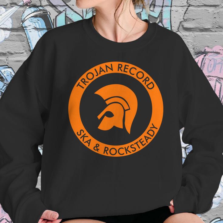 Trojan Records Circle Logo Sweatshirt Gifts for Her