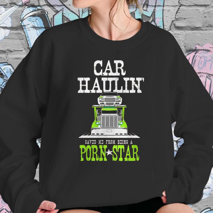 Truck Driver Car Hauler Porn Star Sweatshirt Gifts for Her