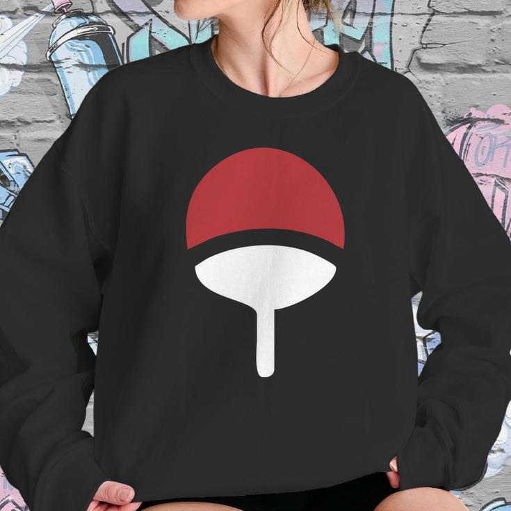 Uchiha Clan Symbol Crest Anime Itachi Sasuke Naruto Cosplay Gift Tee Sweatshirt Gifts for Her