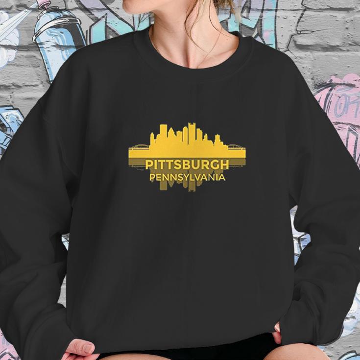 Ugp Campus Apparel City State Skyline Hometown Pride State Pride Sweatshirt Gifts for Her