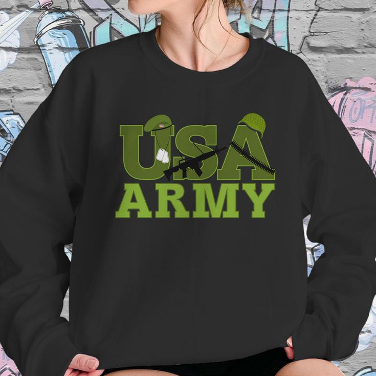 Usa Army Camo Logo Sweatshirt Gifts for Her