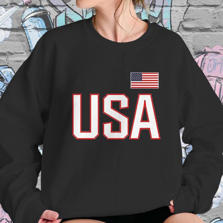 Usa National Pride Deluxe Soft Sweatshirt Gifts for Her