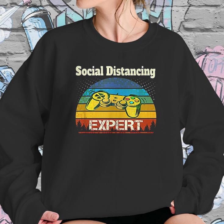 Video Game Social Distancing Expert Gamer Sweatshirt Gifts for Her