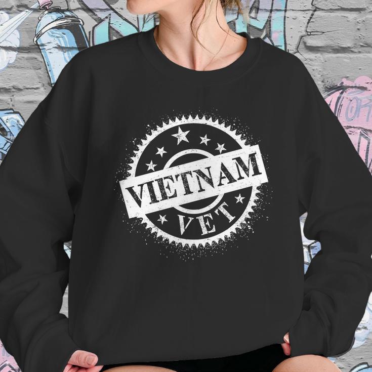 Vietnam Vet Stamp Graphic Design Printed Casual Daily Basic Sweatshirt Gifts for Her