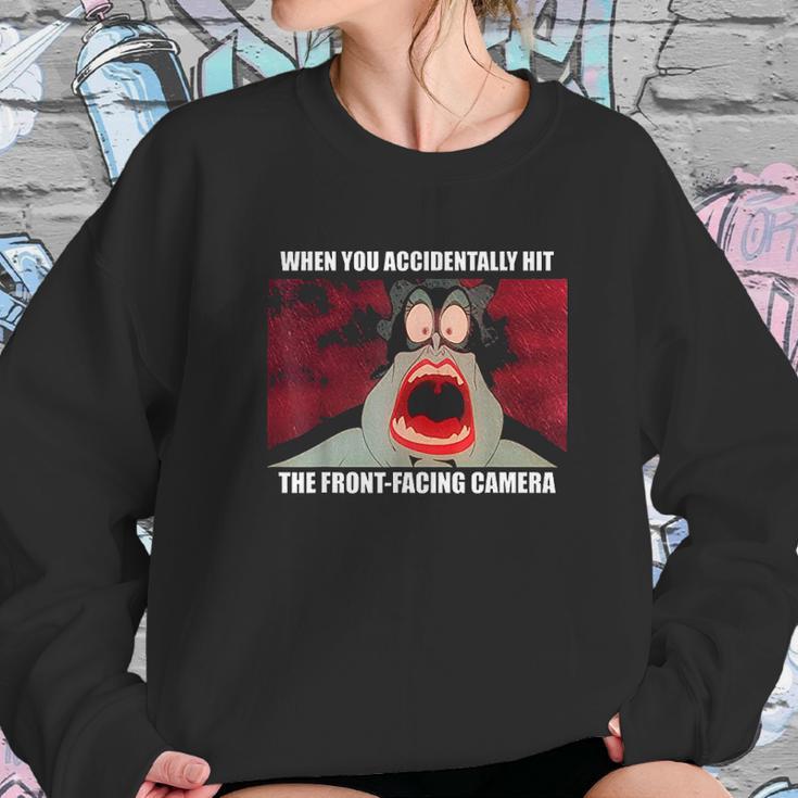 Villains Ursula Accidental Front Facing Camera Meme Sweatshirt Gifts for Her