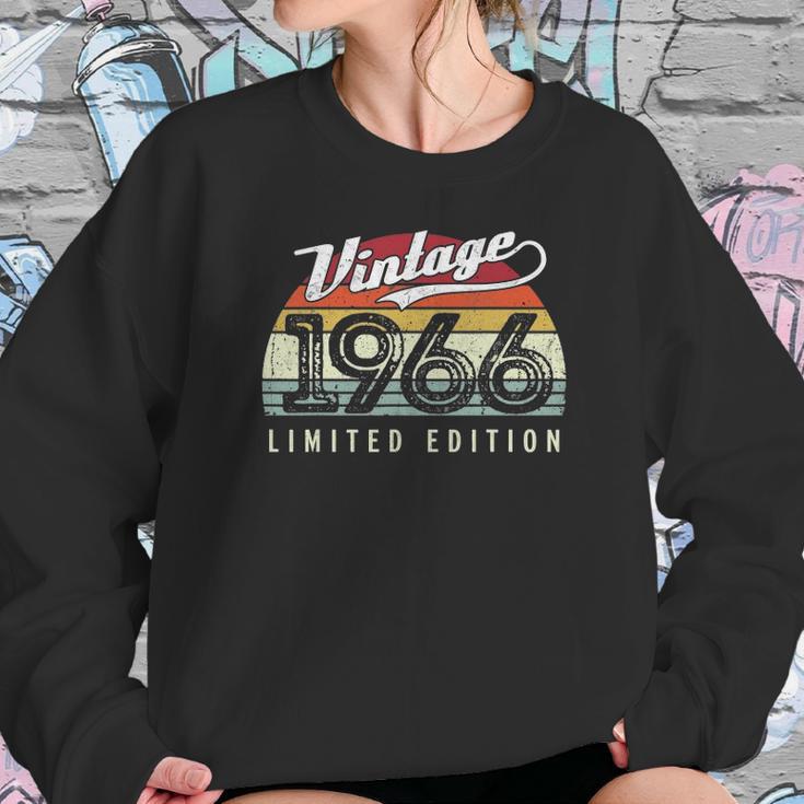 Vintage 1966 Limited Edition 56 Years Old 56Th Birthday Sweatshirt Gifts for Her