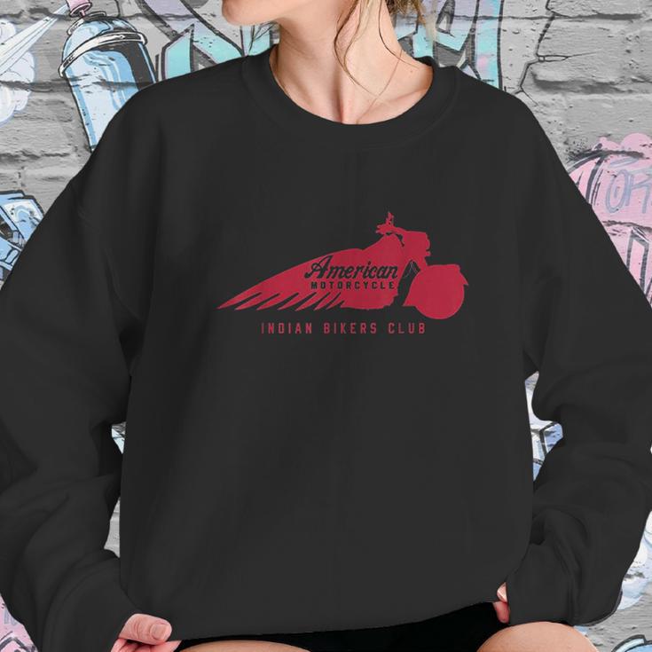 Vintage American Motorcycle Indian Bikers Club Biker Sweatshirt Gifts for Her