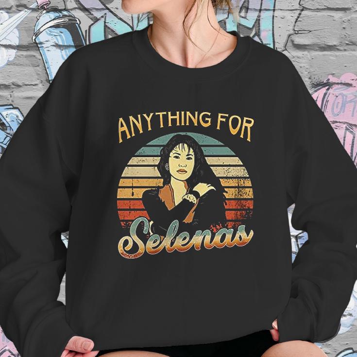 Vintage Anything For Selenas Lovers Sweatshirt Gifts for Her