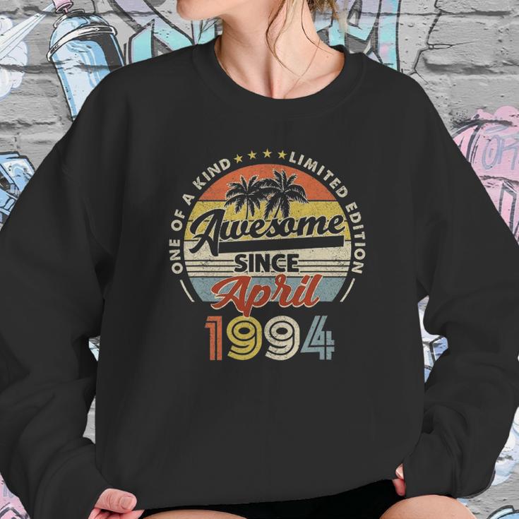 Vintage April 1994 Retro 27 Years Old 1994 Birthday Sweatshirt Gifts for Her